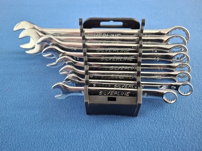 Silverline 8-tlg Kombischlüssel-Satz 8 19 19 mm