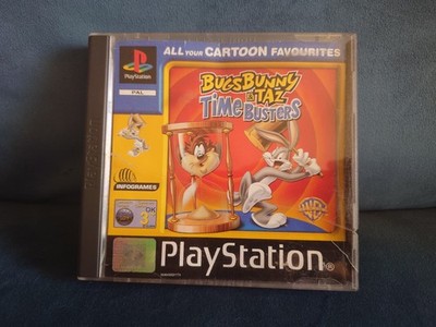 Bugs Bunny & Taz Time Busters Playstation 1 ohne Anleitung defekt Hülle funktioniert 
