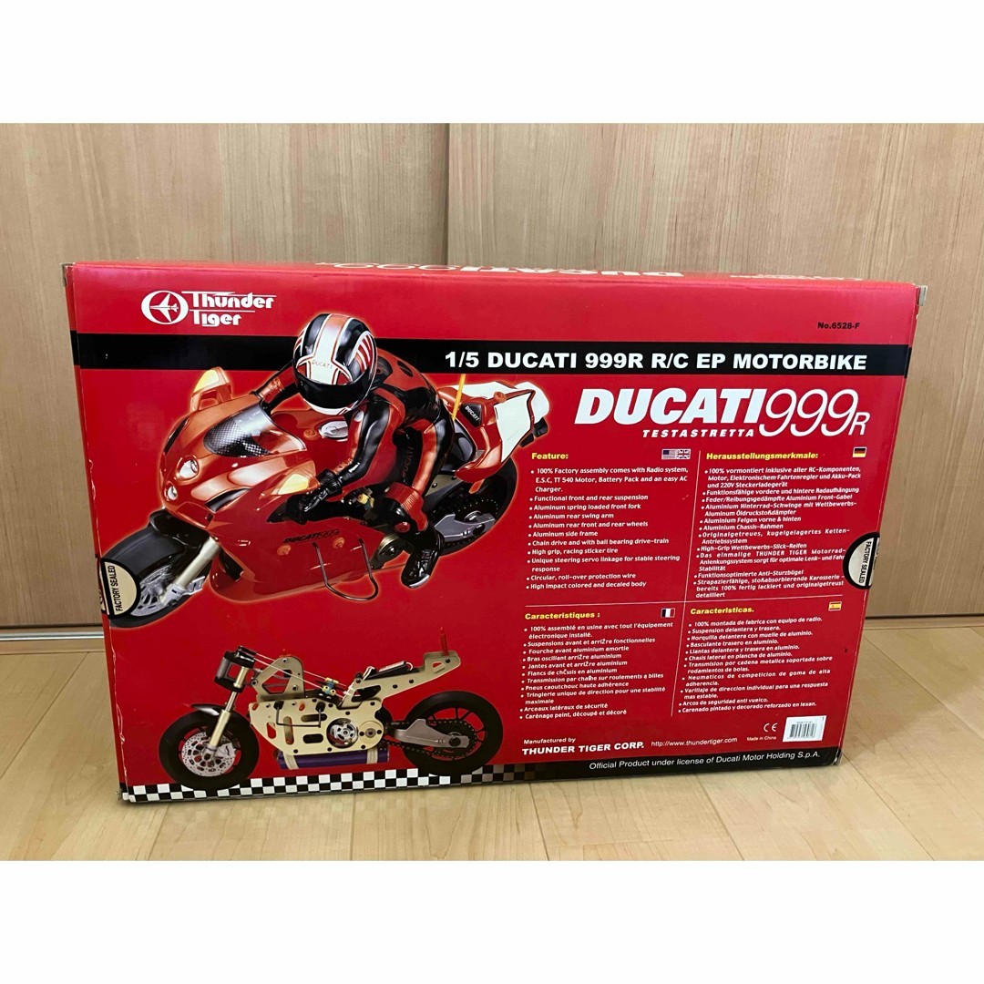 サンダータイガー Ducati 999R ラジコンバイク 1/5 電動オートバイ 1/5 Ducati 999R Thunder Tiger Radio Controlled | eBay