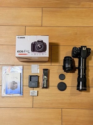Canon EOS Kiss X6i Kamera Kit mit 18-55mm Objektiv, Bonus 420-800mm...