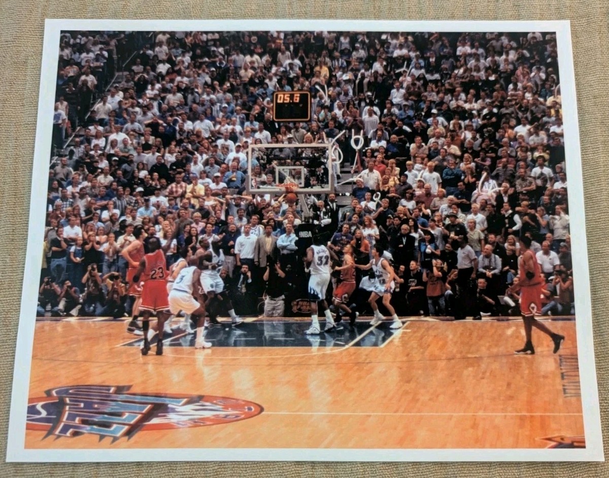 Michael Jordan Last Shot NBA Finals 1998 Vs Utah 8x10 Photo Taken