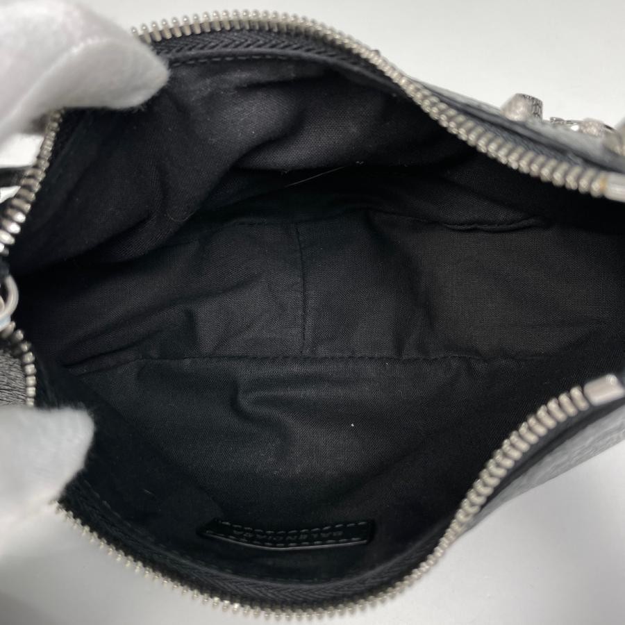 BALENCIAGA Le Cagole XS Shoulder Bag Black Leather 671309 with Pouch #BS403 thumbnail 8
