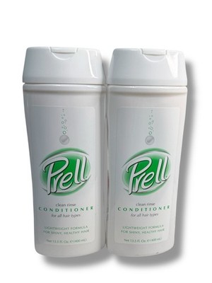 2 x Prell Clean Rinse Conditioner For All Hair Types Lightweight 13.5 fl oz EA