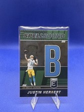 Panini 2022 Donruss Elite Justin Herbert Spellbound Insert #SB-JH4 Chargers