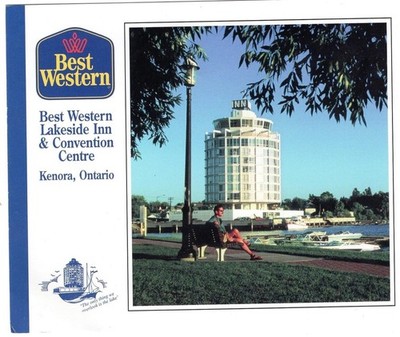 Best Western Lakeside Inn & Convention Centre Vintage Advertising Postcard Kenor