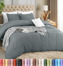 Duvet Cover Set with Pillowcases - 3 Pieces Bedding Duvet Cover with Zipper C...