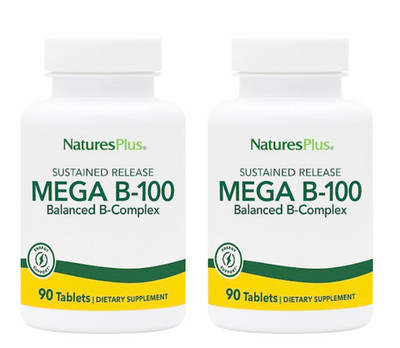 Natures Plus Mega-Stress Sustained Release 60 tablets (2 PACK)