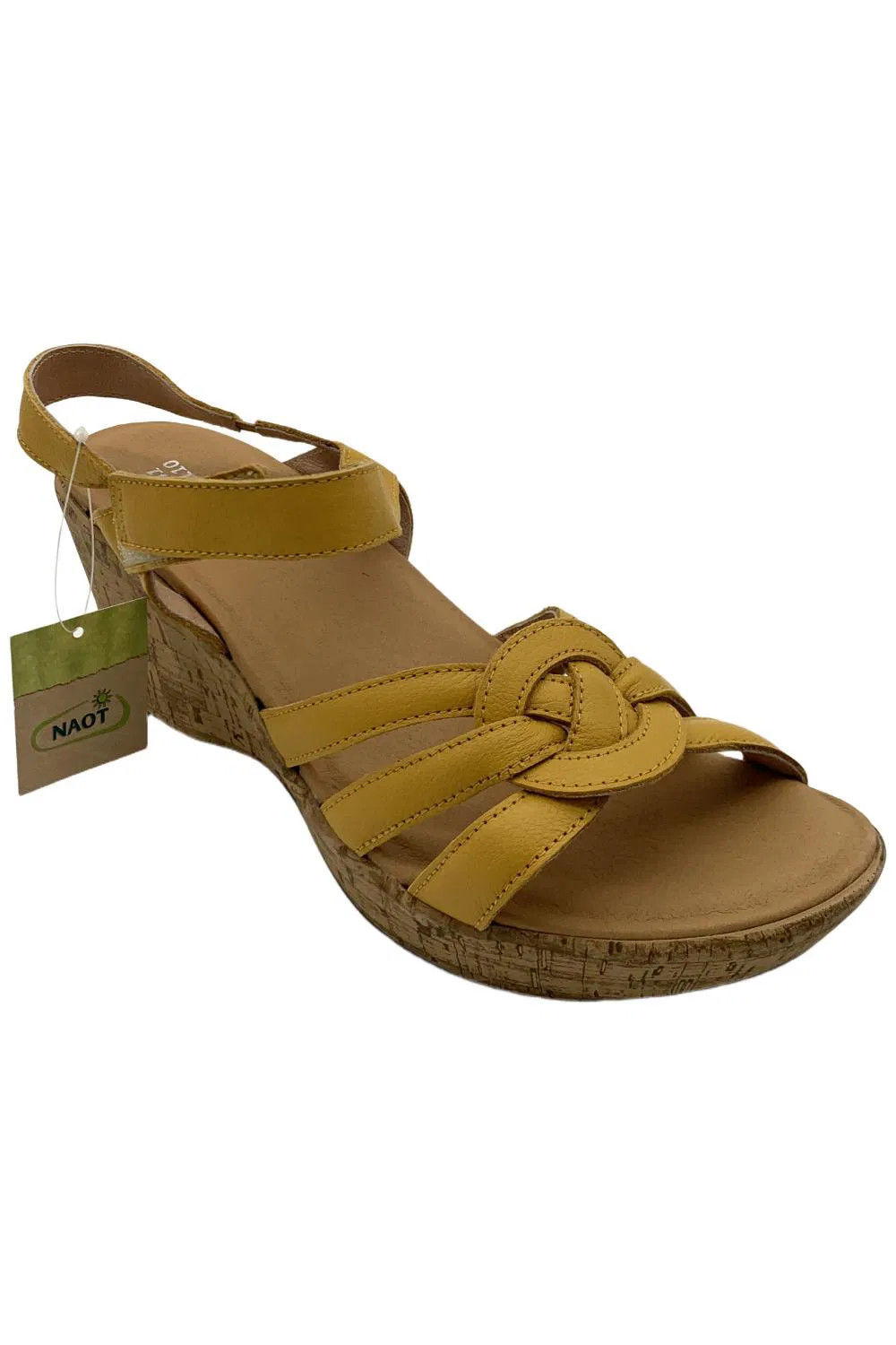 Naot Womens Leather Adjustable Wedges Tropical Marigold 12690₽