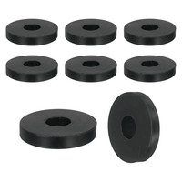 12 StüCk Gummi Unterlegscheiben 30Mm Od, Flache Beilagscheiben 10Mm Id, 5Mm Dick