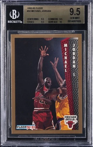 Jordan 1992 Fleer Jordan #32