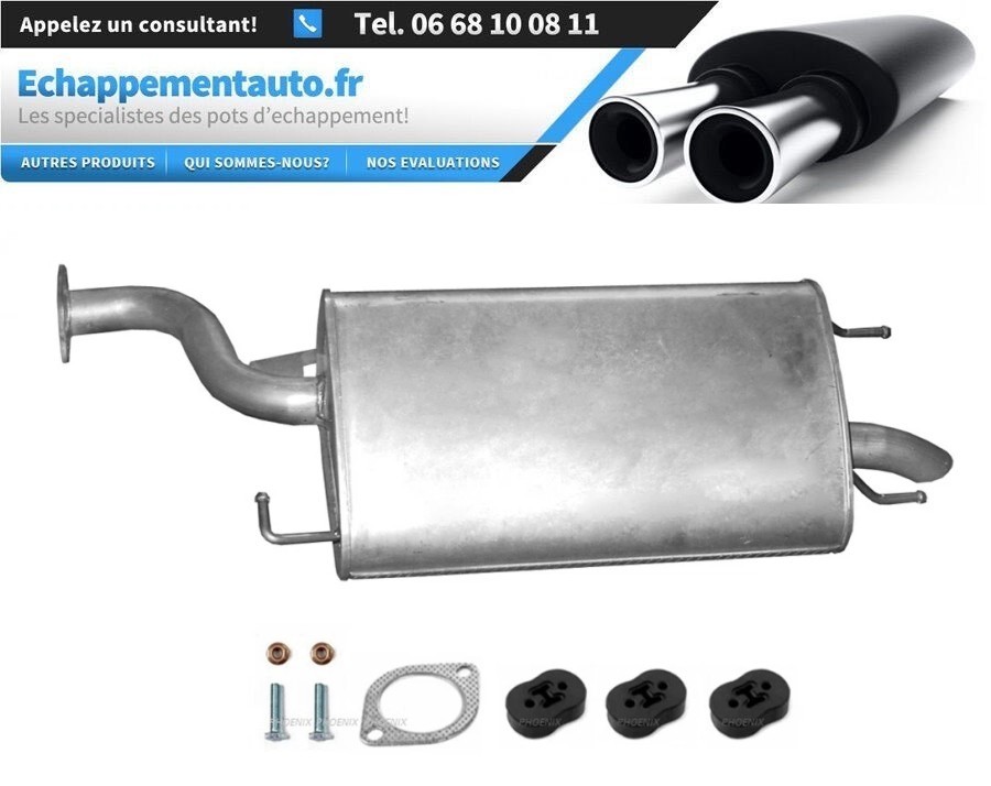 Kit échappement Daewoo Evanda 2.0 idéal pour rénovation mécanique routière