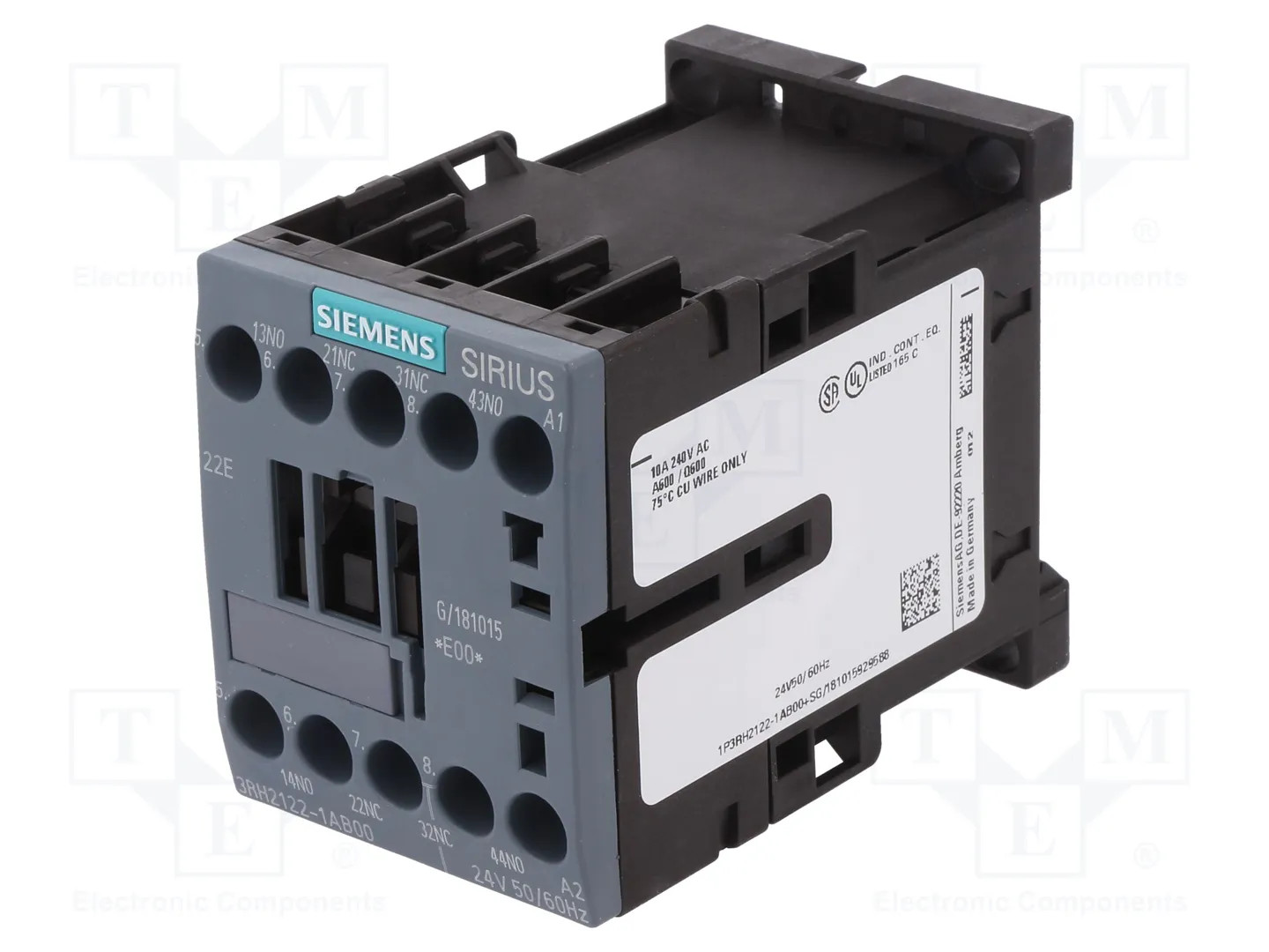 Siemens Relè Contattore, 2No+2Nc, 24V, Sz S00, Relais - Immagine 2