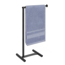 Modern L Shape Towel Stand, Hand Towel Holder For Bathroom, Black