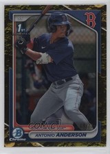 2024 Bowman Chrome Prospects Yellow Lunar Refractor 48/75 Antonio Anderson n0c