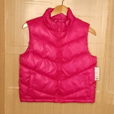 Xersion Girls New Hot Pink Puffer Vest 16