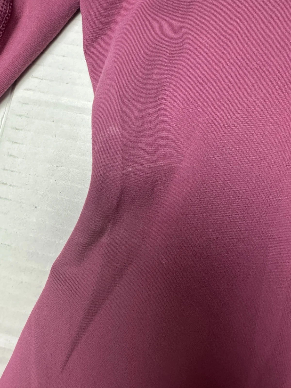 yogalicious active 1/2 zip long sleeve jacket