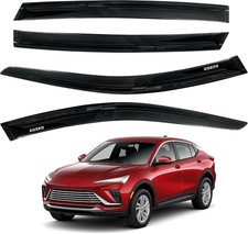 Rain Guards Window Visors Bug Deflectors For 24-26 Buick Envista 4pc Black