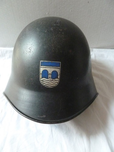 SWITZERLAND STEEL HELMET FIRE BRIGADE BERN BRUG CANTON BERN