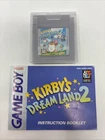 Kirby's Dream Land 2 Nintendo Game Boy 1995 Near Mint Condition With manual