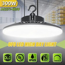 UFO LED High Bay Light 300W/240W/200W Commercial Warehouse Factory Fixture 5000K