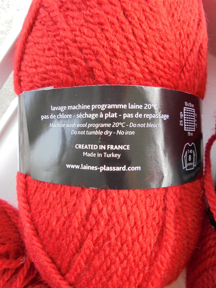 Lot de 5 pelotes de laine Plassard addict neuves - Photo 4/4
