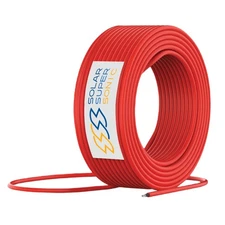 1500V High-Voltage PV Wire - 100FT, 10AWG - Outdoor Waterproof UV Resistant -...