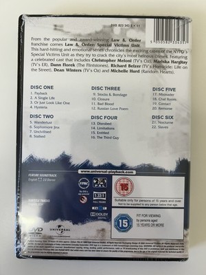 Law And Order - Special Victims Unit - Series 1 - Complete (DVD