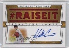 2021 Panini National Treasures Signature Names 37/99 Wil Crowe #SNA-WC Auto 0s3