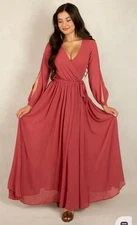 NWOT Joyfolie Aniya Bridesmaid Dress is Camellia Size XS