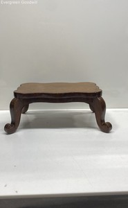 Dollhouse Rectangular Miniature Walnut Coffee Table