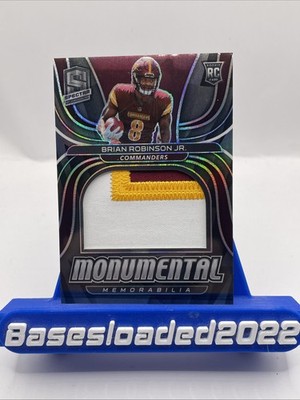 2022 Panini Spectra - Monumental Memorabilia Brian Robinson Jr. #MME-BRO /99...