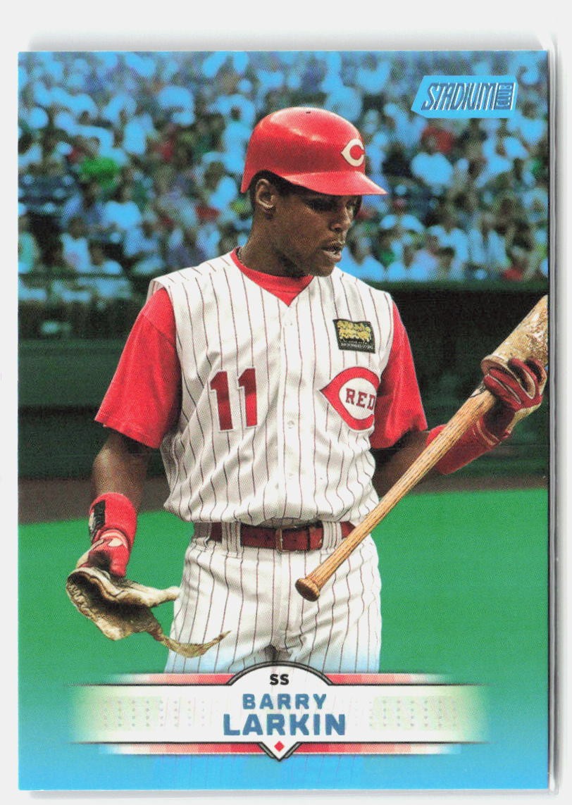 2025 Stadium Club #27 Barry Larkin Light Blue Foil