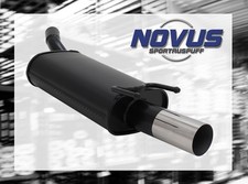 NOVUS Sportauspuff Gruppe N ESD 1x 76 mm RL-Design für Opel Corsa B