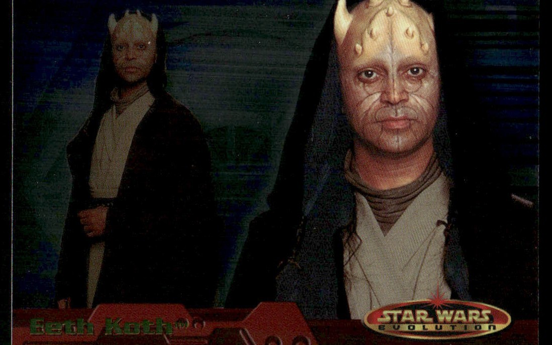 Eeth Koth 2001 Star Wars Evolution Topps Card #24 (NM)