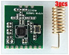3Pcs CC1101 Wireless Module Long Distance Transmission Antenna 868Mhz New Ic xz