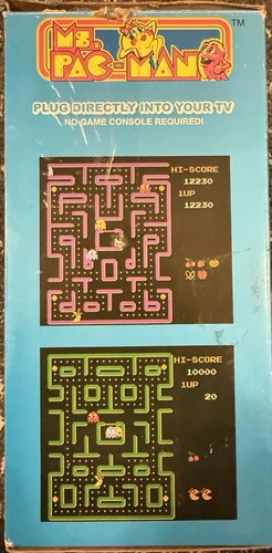 1993 MS. PAC-MAN Plug & Play Retro TV Arcade Game in Open Box Namco Bandai - Bild 4 von 7