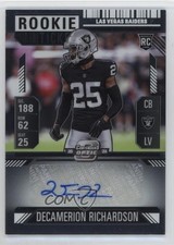 2024 Panini Contenders Optic Rookie Ticket Decamerion Richardson #192 Auto 4g8