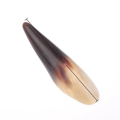 1/2Pcs Natural Buffalo Horn No Stress Guasha Massage Tool Gua Sha Massager
