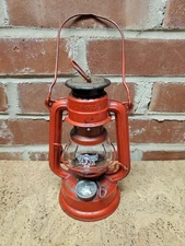 Red FeuerHand Sturmfest Lantern 175 W. Germany Super Baby Jena Glass 1175 1176