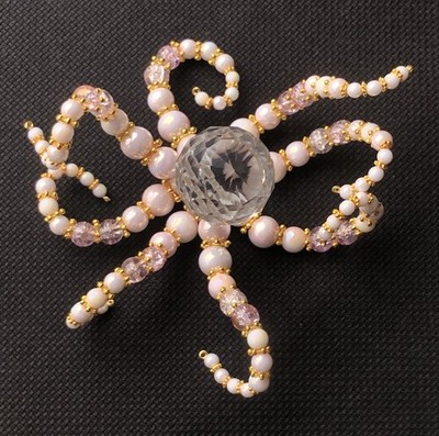 Handmade Octopus Crystal & Glass Beads  Seashore Ocean Decor Prism Rainbows