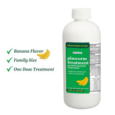 Pinworm Treatment, Pyrantel Pamoate Oral Suspension, for Adults and Kids 2 , ...