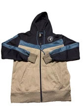 UNK NBA MN Timberwolves Basketball Full Zip Hoodie Sweatshirt Jacket Size Small