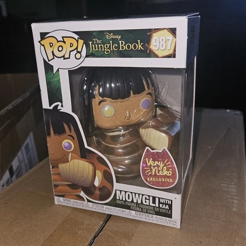 Funko Pop Disney 987 Jungle Book Mowgli with Kaa Very Neko