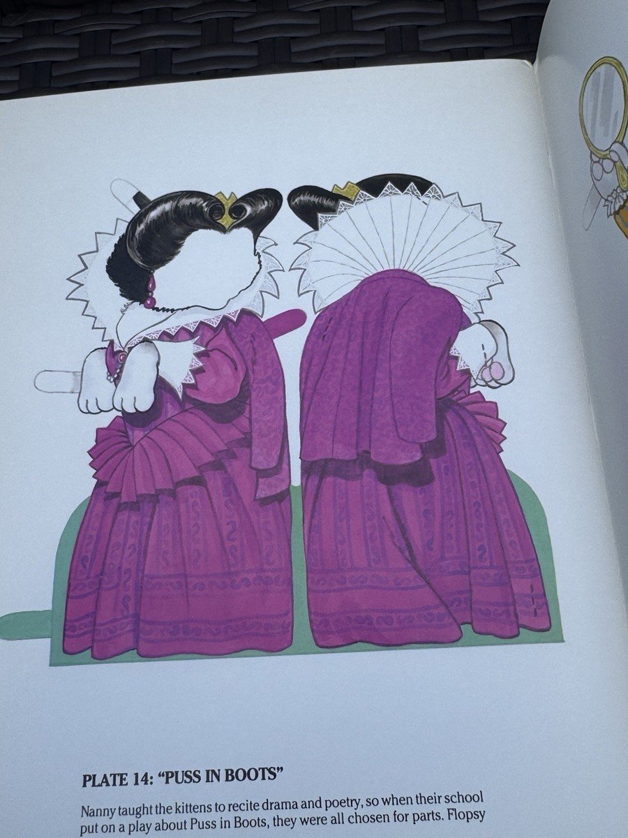 Tom Tierney Three Little Kittens Paper Doll Book-unused | eBay