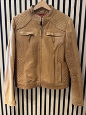 Hallhuber Lederjacke, cognac, Gr. 40