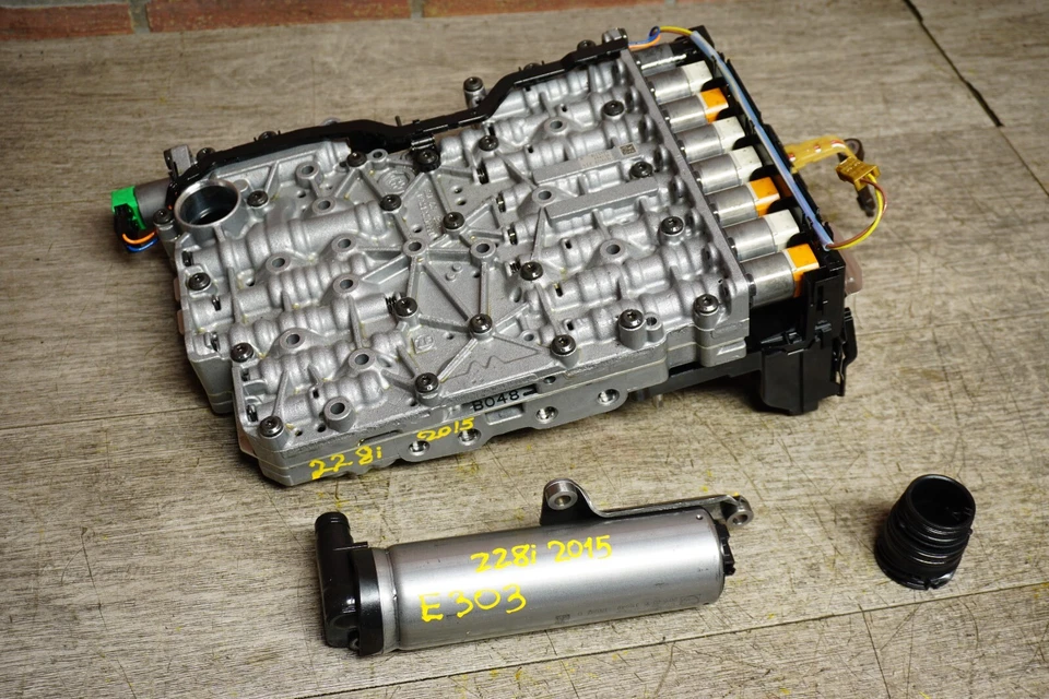 BMW 228I XDRIVE F23 2015 2,0 L AWD transmisión automática carrocería de válvula solenoide 76 k OEM Foto 2 de 4