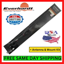 Everhardt MS-4 Scanner Antenna 800 MHz 2' w/ Cable & Mount Window Clip Black Kit