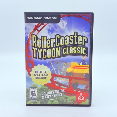 Roller Coaster Tycoon Classic PC/Mac Brand New Includes Editor and Expansions