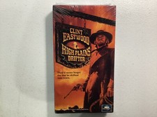 High Plains Drifter VHS 1973 Universal R Watermarked Clint Eastwood