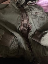 Finesse Large Fits Like Medium Dark Army Jungle Green Crop Zip Up Jacket W/ Hood